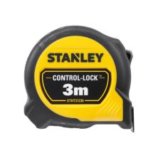 Рулетка Stanley CONTROL-LOCK, 3мх19мм, в прорезиненном корпусе,с двухсторонней шкалой (STHT37230-0)