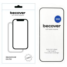 Стекло защитное BeCover Google Pixel 9 Pro 10D Black (712326)