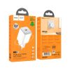 Зарядний пристрій HOCO N40 Mighty USB-C PD20W White (6942007616973) - Зображення 3