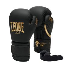 Боксерские перчатки Leone GN059D Black/Gold 12 унцій (GN059D_Bl/Gold_12oz)