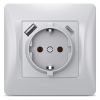 Розетка Videx VF-BNSK1GUC-SS - Изображение 1