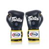Боксерские перчатки Fairtex BGV9 Mexican Blue/Yellow 16 унцій (бинти в комплекті) (BGV9_Mexican_16oz_Blue/Y) - Изображение 2