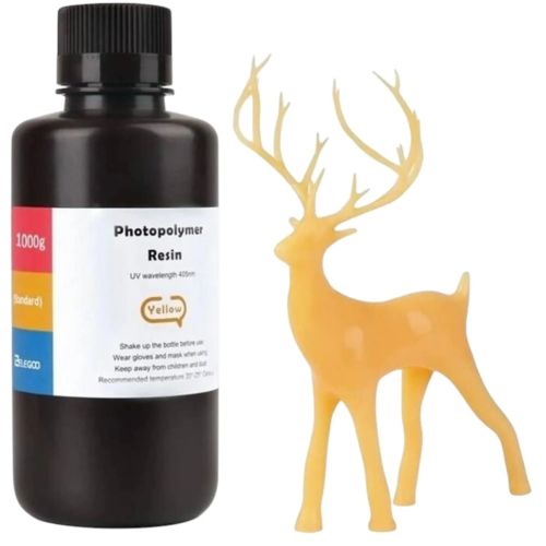 Фотополимерная смола ELEGOO Resin, ABS-like 1кг, yellow (50.103.0103) Фотополимерная смола ELEGOO Resin, ABS-like 1кг, yellow (50.103.0103)