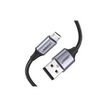 Дата кабель USB 2.0 AM to Micro 5P 1.5m 2A US290 black Ugreen (60147) Дата кабель USB 2.0 AM to Micro 5P 1.5m 2A US290 black Ugreen (60147)