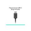 Навушники Logitech H390 USB-C Midnight Black (981-001576) - Зображення 3