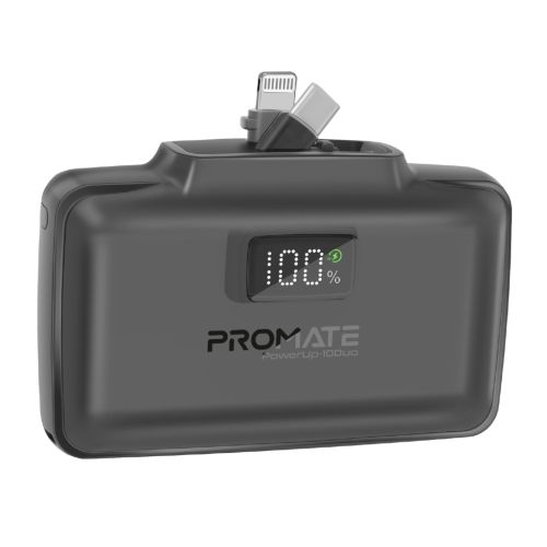 Батарея универсальная Promate 10000mAh PD/20W (powerup-10duo.black)