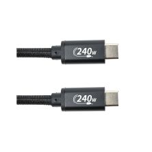 Дата кабель USB-C to USB-C 3.0m PD240W black San Guan (CA914128)