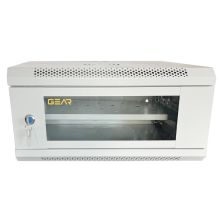 Шафа настінна GEAR 4U 19 530x400x240 мм, grey (GWMSN-4U-530-400G)