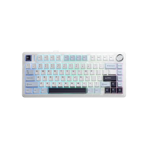 Клавіатура Aula F75 Pink Switch USB UA White (6978080504883)