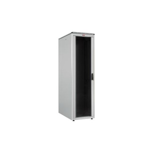 Шкаф напольный Lande DYNAmic Series 42U 600x1000, двери перф. 80%, RAL7035, Light Grey (LN-FS42U6010-LG-SSAA-E)