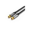 Кабель мультимедійний Optical Toslink 2.0m 5.1ch gray Vention (BAVHH) - Зображення 1