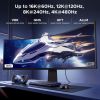 Кабель мультимедийный HDMI M to HDMI M 2.0m V2.2 16K60Hz 96Gbps braided black Ugreen (65900) - Изображение 2