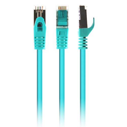 Патч-корд 0.25м S/FTP Cat 6A CU LSZH green Cablexpert (PP6A-LSZHCU-G-0.25M)