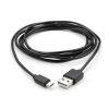 Дата кабель USB 2.0 AM to Micro 5P PVC 1.8m black Vinga (VCPDCM1.8BK) - Зображення 1