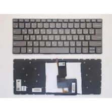 Клавиатура ноутбука Lenovo IdeaPad 320-14ISK,320S-14IKB/14IBR серая с подсв UA (A46117)