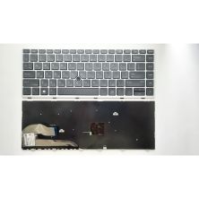 Клавиатура ноутбука HP EliteBook 840 G5 черная с серебр, с ТП UA (A46178)