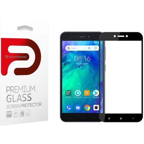 Стекло защитное Armorstandart Full Glue Xiaomi Redmi Go Black (ARM54320-GFG-BK)