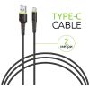 Дата кабель USB 2.0 AM to Type-C 2.0m CBFLEXT2 Black Intaleo (1283126521423) - Зображення 2