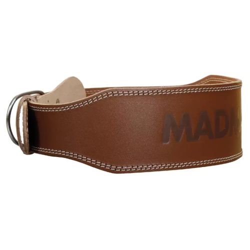 Атлетический пояс MadMax MFB-246 Full leather шкіряний Chocolate Brown L (MFB-246_L)