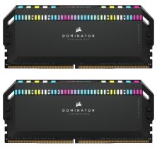 Модуль памяти для компьютера DDR5 64GB (2x32GB) 6000 MHz Dominator Platinum RGB Black Corsair (CMT64GX5M2B6000C30)