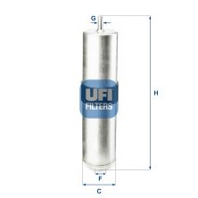 Фильтр топливный UFI 31.857.04