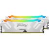 Модуль пам'яті для комп'ютера DDR5 32GB (2x16GB) 7200 MHz Renegade RGB White XMP Kingston Fury (ex.HyperX) (KF572C38RWAK2-32) - Зображення 3