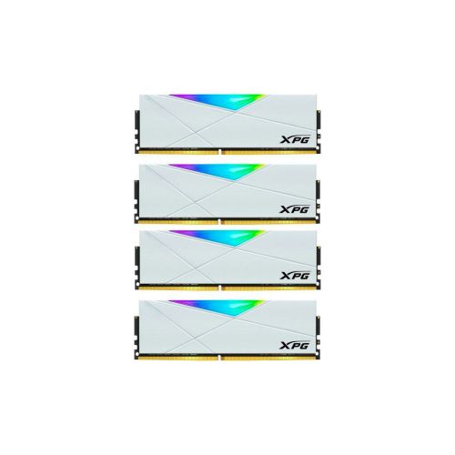 Модуль памяти для компьютера DDR4 64GB (4x16GB) 3600 MHz XPG Spectrix D50 RGB White ADATA (AX4U360016G18I-QCWH50)