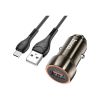 Зарядний пристрій HOCO Z46 USB Metal Gray (6931474770295) - Зображення 1