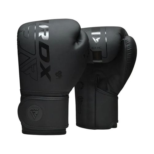 Боксерские перчатки RDX F6 Kara Matte Black 10 унцій (BGR-F6MB-10OZ)