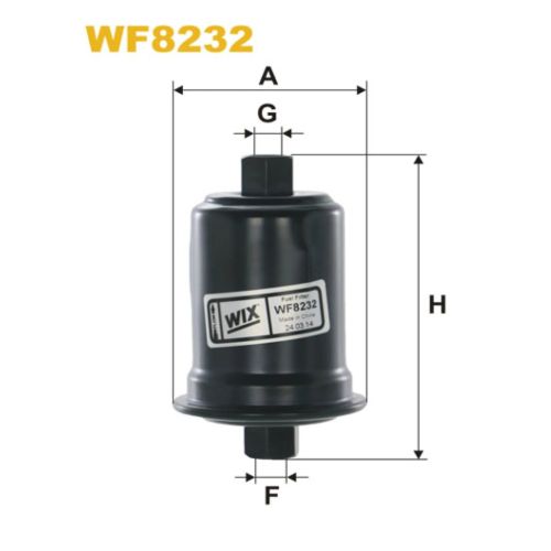 Фільтр паливний Wixfiltron WF8232