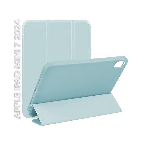 Чехол для планшета BeCover Tri Fold Hard TPU Apple iPad Mini 7 2024 Light Blue (712447)