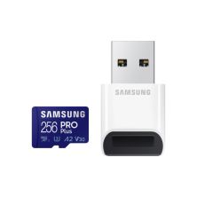 Карта пам'яті Samsung 256GB microSDXC class 10 UHS-I U3 V30 Pro Plus (MB-MD256SB/WW) Карта пам'яті Samsung 256GB microSDXC class 10 UHS-I U3 V30 Pro Plus (MB-MD256SB/WW)