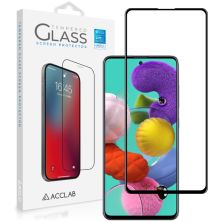 Стекло защитное ACCLAB Full Glue Samsung A71 Black (1283126508622)