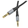 Кабель мультимедійний 3.5mm M to 3.5mm M 1.0m Black HOCO (6942007608800) - Зображення 2