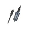 Зарядний пристрій HOCO HOCO Z57 Glorious single-port USB-C PD30W + cable USB-C Metal Gray (6942007633086) - Зображення 2