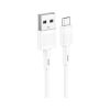 Дата кабель USB 2.0 AM to Micro 5P 1.0m 2.4A PVC X83 white HOCO (6931474770899) - Зображення 1