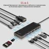 Концентратор Promate USB-C 11-in-1 Promate primehub-pro.grey (primehub-pro.grey) - Зображення 2