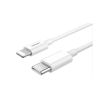 Зарядний пристрій Denmen USB-C PD20W 3.6A + cable USB-C to Lightning white (DM-DC06L-WH) - Зображення 3