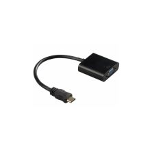 Переходник mini HDMI M to VGA F 0.3m 4K/2K black Voltronic (YT-C-mnHDMI(M)/VGA(F)-B) Переходник mini HDMI M to VGA F 0.3m 4K/2K black Voltronic (YT-C-mnHDMI(M)/VGA(F)-B)
