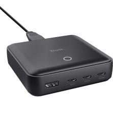 Зарядное устройство Trust 3xUSB-C + USB-A 100W PD black (25242_TRUST)