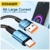 Дата кабель USB 2.0 AM to USB-C 2.0m 120W black Essager (EXC120-CGA01-P) - Изображение 2