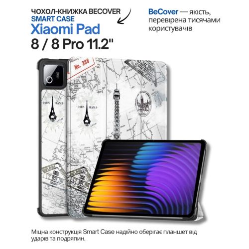 Чохол до планшета BeCover Smart Case Xiaomi Pad 8 / 8 Pro 11.2 Paris (714590)