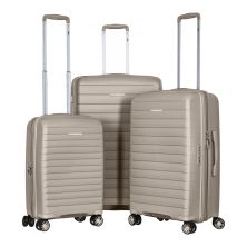 Набор чемоданов 2E Aero (L+M+S), сіро-коричневі (2E-SPP-AERO-SET3-TP)