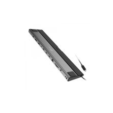 Порт-репликатор J5create Dock-Station USB-C 12-in-1 (HDMI/DP/PD/USB-A/USB-C/LAN/картридер/audio) (JCD554-N)