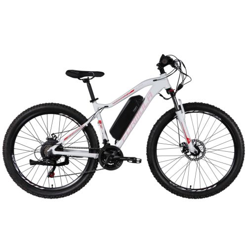 Електровелосипед Formula 27.5 eALPINA DD FR рама-17 36B 12.5А*г 500Вт 2026 біло-рожевий (ELB-FR-27.5-048)