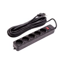 Мережевий фільтр живлення PowerPlant 7м, 5 розеток (JY-1056/7) (EX610730)