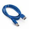 Дата кабель USB 3.0 AM-AF 1.5m 28 AWG, Super Speed Extradigital (KBU1632) - Зображення 3