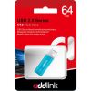 USB флеш накопичувач AddLink 64GB U12 Aqua USB 2.0 (ad64GBU12A2) - Зображення 1