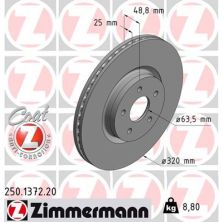 Тормозной диск ZIMMERMANN 250.1372.20
