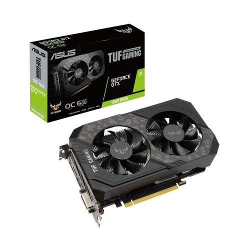 Відеокарта ASUS GeForce GTX1660 SUPER 6144Mb TUF OC GAMING (TUF-GTX1660S-O6G-GAMING)